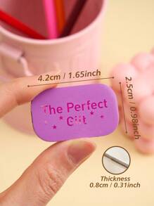 1pc Custom Text Pin Badge, Personalised Design Your Rectangle Enamel Pin, Customised Pin Badge, Personalised Shape Enamel Pin With Text, Bespoke, Resined Gift Stocking Stuffer, Filler, Secret Santa, School Shield, Prefect, Award, Letter Box Gift, Pocket Hug, Birthday Gift, Anniversary Gift, Memorial Gift, Gift For Girlfriend, Gift For Mom/Dad - Style-1 - View 7