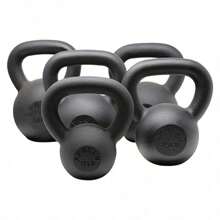 20LBS Solid Cast Iron Kettlebells Ideal For Strength Training, Building Muscles