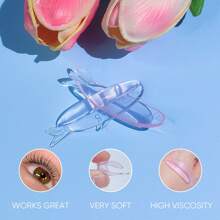 PERMANIA 5 Pairs Fish Shape Lash Lift Pads,Soft, High Plasticity,Self-Adhesive, No Glue Required,Suitable For Salon And Diy's Lash Perming Pads,Fast Upper Hand ,Easy To Clean And Reusable,Suitable For Most Lengths Of Eyelashes