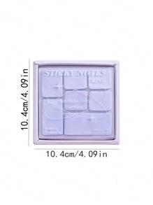1pc High-Quality Creative Eyeshadow Palette Series Notepad, Colorful Note Pages With Index Stickers Back To School