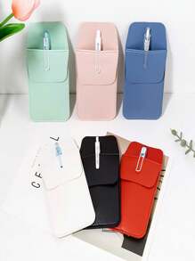 1 Pieza Bolsa grande de estilo coreano para enfermera, con capacidad, en piel, para sujetar bolígrafos de médico, de vuelta al colegio, material escolar, estuche para lápices, estuche, mochila escolar