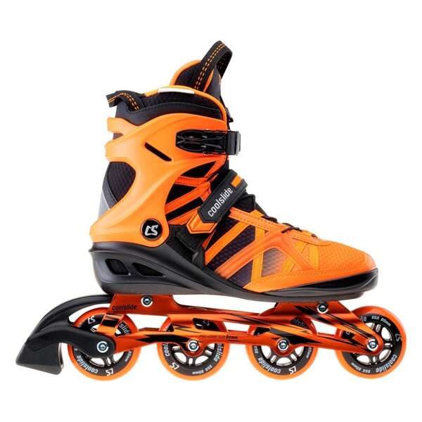 Coolslide Mens Lisboa Inline Roller Skates (Orange Tiger/Black)