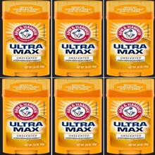 ARM & HAMMER ULTRAMAX  Deodorant Invisible Solid Unscented 2.60 Oz (Pack Of 6) - Multicolor - View 1