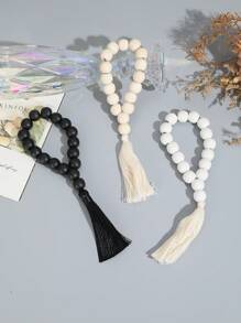 1 st. houten kralensnoer, vaasdecoratie kralensnoer, tafeldecoratie, woonkameraccessoire beste geschenken