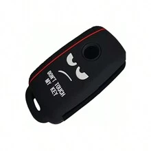 Funda Para Control Llave Jetta Golf Polo Vento Clasico, Refaccionaria Vazquez Funda para Llave VW Jett+a Vent+o Passa+t Beetle Tigua+n, Seat Ibiza - Funda para Llave de Auto Silicona 3 Botones - Accesorio para Auto - Negro - Ver 4