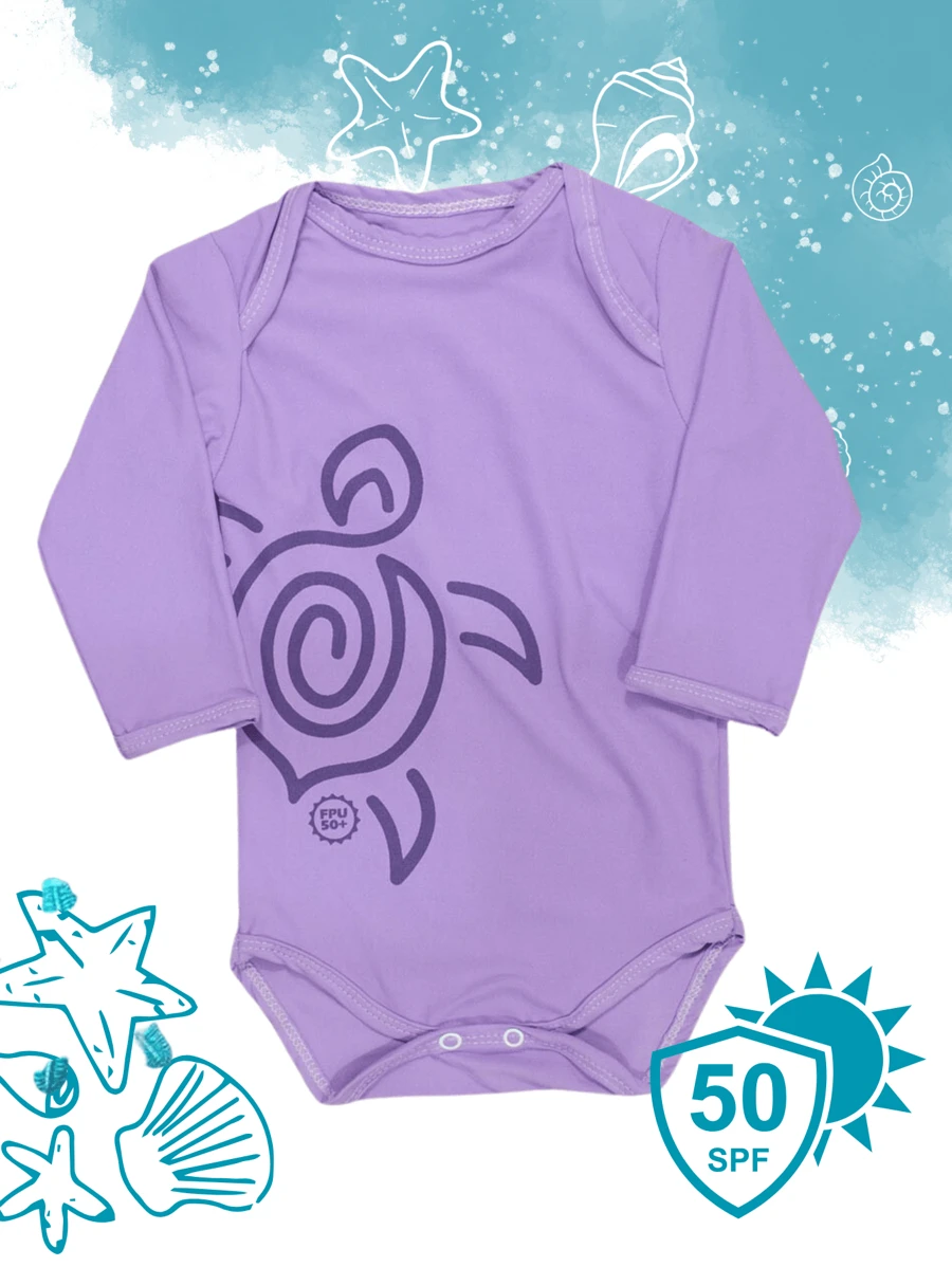 BABY BODYSUIT UV50+ PROTECTION - Lila Púrpura - Ver 1