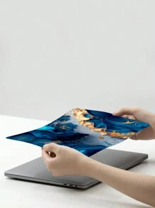 1pc Customizable Laptop Skin Sticker, Available In 10", 12", 13", 14", 15", 17" And Custom Size, Scratch-Resistant Computer Protective Film, Multi-Style And Multi-Size Laptop Customization Back To School - Customized Pattern - View 6