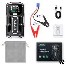 Arrancador De Batería De Auto Con Pantalla Para 8 Cilindros - Negro - Ver 2