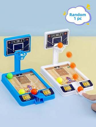 1 pieza Juego de baloncesto de mesa en miniatura de color aleatorio, Baloncesto, Baloncestos, Juegos de mesa para niños, Juguetes, Juguetes para niños, Juegos
