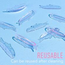 PERMANIA 5 Pairs Fish Shape Lash Lift Pads,Soft, High Plasticity,Self-Adhesive, No Glue Required,Suitable For Salon And Diy's Lash Perming Pads,Fast Upper Hand ,Easy To Clean And Reusable,Suitable For Most Lengths Of Eyelashes