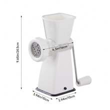 Living And Home Countertop Anti-Slip Manual Meat Grinder,Food Sausage Mincer,Food Cutter,Kitchen Tools - White - View 13