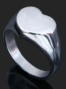 Anillo personalizado de acero inoxidable grabado para hombres, regalo de aniversario o festivo