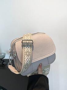 极简小方包，韩式小众设计，适合学生，时尚单肩/斜挎包，适合外出、约会、购物、办公、日常搭配、上学等场合。 - 灰色 - 查看 11