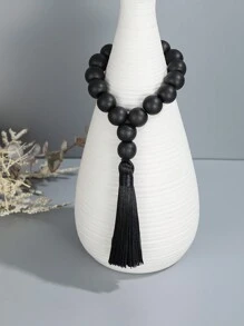 1 st. houten kralensnoer, vaasdecoratie kralensnoer, tafeldecoratie, woonkameraccessoire beste geschenken
