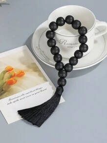 1 st. houten kralensnoer, vaasdecoratie kralensnoer, tafeldecoratie, woonkameraccessoire beste geschenken