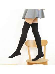 Wandinha 7/8 Stockings - Stylish Women's Stockings - Black - View 1