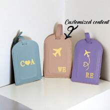 Etiqueta personalizada de equipaje, etiquetas de equipaje personalizadas, set de viaje, regalo de dama de honor, regalo para ella, boda de destino, funda de pasaporte, portapassaporte, etiqueta de equipaje, etiquetas de equipaje personalizadas para maletas, etiquetas de equipaje para maletas