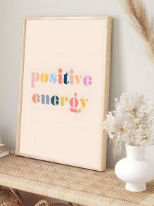 1 Stück ungerahmtes Leinwand Poster, vintage Kunst, farbenfrohe inspirierende Zitate, positives einführendes Kunst Ölgemälde Poster, für Schlafzimmer, Wohnzimmer, Esszimmer, Küche, Arbeitszimmer, Flur, Studentenwohnheim Dekoration, ideales Geschenk für Freunde, Wandmalerei, Wandkunst, Heimdekoration, Raumdekoration Leinwandmalerei, Poster - Verschiedenfarbig - Übersicht 2