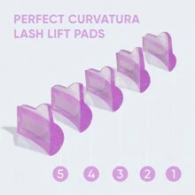 PERMANIA 5 Pairs New Eyelash Curling Pads, Super Elastic Eyelash Curling Pads, Eyelash Curling, Super Soft Reusable, Multi-Purpose, Multiple Colors Available, Suitable For Hair Salons And DIY - Multicolor - View 5