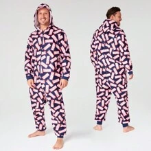 Marvel Onesie Hooded Fleece S-2XL Lounge Wear Nightwear Gift - Multicolor - View 4