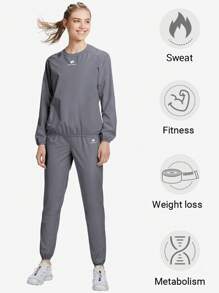 HOTSUIT 女士桑拿服套装，包含桑拿外套、卫衣和桑拿裤，适合健身锻炼，情人节礼物