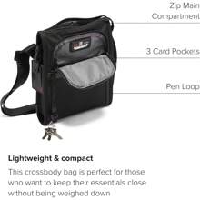 TUMI - Alpha Pocket Bag - Small Travel Crossbody Bag - Shoulder Bag For Men & Women - 海軍藍/灰色 - 查看 9
