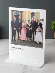 Custom Photo Plaque For Newlyweds Essential Gift For Newlyweds Symbol Of Love Family Photo The Perfect Gift For Friends Good Sisters Winter Hot Gifts Birthday Graduation