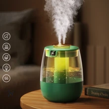 超静音大容量雾化加湿器 USB 供电 - 非常适合卧室和办公桌加湿器、家用卧室加湿器，适合作为情侣、男朋友/女朋友的情人节礼物 - 彩色 - 查看 12