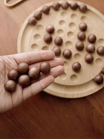 Loner's Jichi Chess Intelligent Wooden/Bamboo Puzzle Game, Can Be Played Alone