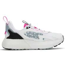 Under Armour UA HOVR Mega 2 MVMNT 3026629-100 Unisex Running/Training Casual Shoes - White/Black - View 2