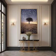 1pc Large Framed Wall Art Decor - Abstract, Impressionism, Fauvism, Naturalism Realism Artistic Style-For Bedroom, Bathroom, Office-Christmas, Festivel Gift