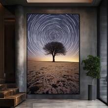 1pc Large Framed Wall Art Decor - Abstract, Impressionism, Fauvism, Naturalism Realism Artistic Style-For Bedroom, Bathroom, Office-Christmas, Festivel Gift