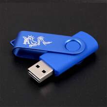 USB Flash Drive 64GB 128GB Personalized Dragon Pattern Pen Drive High Speed Memory Stick Pendrive 32GB 2.0 U Disk Memoria Cle USB Gift For PC Car TV - Blue - View 8