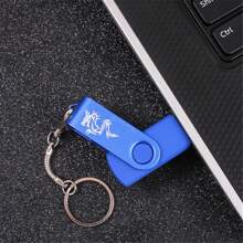 USB Flash Drive 64GB 128GB Personalized Dragon Pattern Pen Drive High Speed Memory Stick Pendrive 32GB 2.0 U Disk Memoria Cle USB Gift For PC Car TV - Blue - View 3