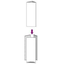 Corten Steel Garden Planter 30cm Width 26cm Depth 75cm Height Durable Outdoor Plant Container Rustic Design - Brown - View 5