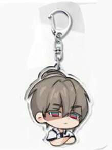 1/7 Pezzi Portachiavi in acrilico con ciondolo a forma di figura di "Lost In The Cloud Cirrus" di stile coreano, accessori per borse, portachiavi, gioielli, regali per fan, accessori per auto, ciondoli per zaini, stile gotico Y2K, portachiavi con porta-badge, regali di Natale per insegnanti, amici, sorelle - Multicolore - Visualizzare 17