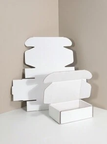 8 个瓦楞纸盒，多种尺寸可选，三层纸板盒，适用于运输、邮政、快递包装，适合小型企业产品包装和配送