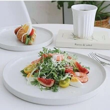 Richmount 12 Pieces Dinnerware Sets, Stoneware Dishes, Dishes Set For 4 - White - View 2