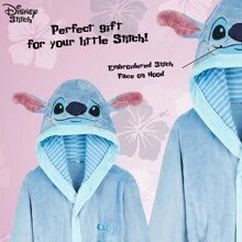 Disney Dressing Gown Lilo And Stitch Robe Gift - Blue - View 3