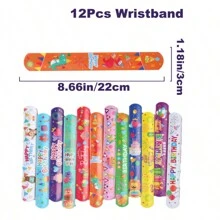 12 Stücke Partywellbänder mit Bauernhoftier-Design, PVC Armband, beliebte Geburtstagspartybevorzugungen, Partyzubehör, Bauernhoftier-thematische Partydekorationen, Baby-Shower Geschlechts-Enthüllungsparty Deko