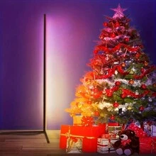 Corner Floor Lamp - Smart RGB LED Corner Lamp With App And Remote Control, 16 Million Colors & 68+ Scene, Music Sync, Timer Setting - Ideal For Living Rooms, Bedrooms, And Gaming Rooms