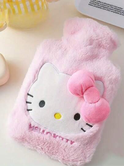 Sanrio 1pc Sanrio Hello Kitty Plush Hot Water Bag, Large Thickened Explosion-Proof Hand Warmer, Soft And Comfortable Design, Warm And Comfortable, Back To School Supplies