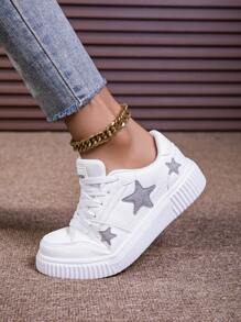 2024 Spring/Summer New Women Skateboarding Shoes Casual Breathable Lightweight Men Fashion Versatile Casual Sneakers, Outdoor Hiking Shoes Size 36-45 - White - View 8