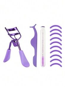 13pcs Eyelash Tool Set, Eyelash Curler, Eyelash Curler Replacement Rubber Pads, False Eyelash Extension Auxiliary Tools, Tubular Eyelash Brush, Eyelash Comb, Eye Makeup Tools - Multicolor - View 11