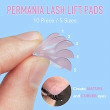 PERMANIA 5 Pairs Fish Shape Lash Lift Pads,Soft, High Plasticity,Self-Adhesive, No Glue Required,Suitable For Salon And Diy's Lash Perming Pads,Fast Upper Hand ,Easy To Clean And Reusable,Suitable For Most Lengths Of Eyelashes