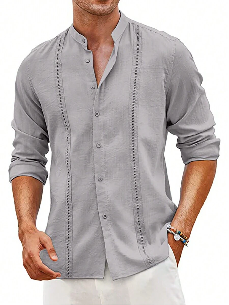 Men Shirts - Gri - Görünüm 1