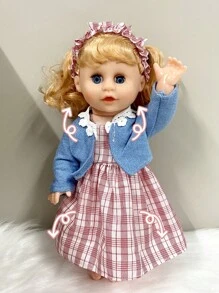 1 Set Talking Jointed Doll Playset, Interactive Roleplay Doll For Children To Cultivate Hands-On Ability - Multicolor - View 5