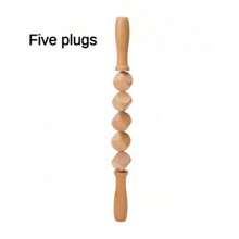 1pc New Wooden Therapy Massager Tool Set, Muscle Relaxation, Deep Tissue Point Acupressure Scraper