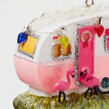 Camper Christmas Tree Ornament Pink - Wondershop™ - Red - View 3