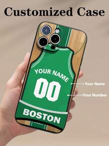 Basketball Jersey Style Artistic Painted Perforated Matte Black Edge Phone Case, Compatible With IPhone 16/16 Pro Max, IPhone 15 XR/7/8, IPhone 15 Pro Max, IPhone 13/14 Pro Max, 11/12 Pro/13/14, Anti-Drop, Soft TPU Protective Cover Compatible With Galaxy A13 4G, A22, A21S, A514G, A52, S22 Ultra, A33 5G, Redmi 10, Redmi Note 11 4G, Redmi 11 Lite, A53, A14, A23, S23 Ultra, S24, A14, A15, S23, A73, A15, A34, Redmi